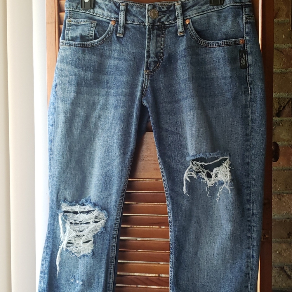 Silver capris - Picture 2 of 8